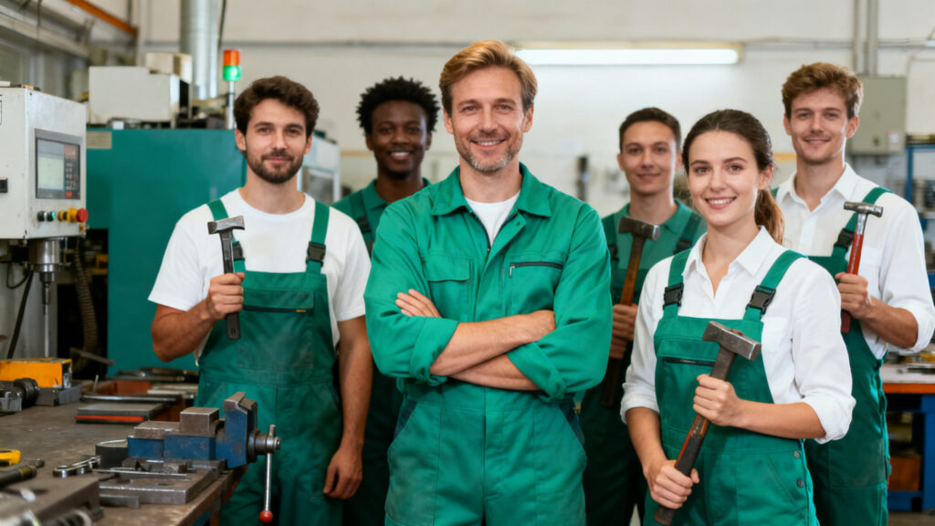See Well craftsman team in the workshop