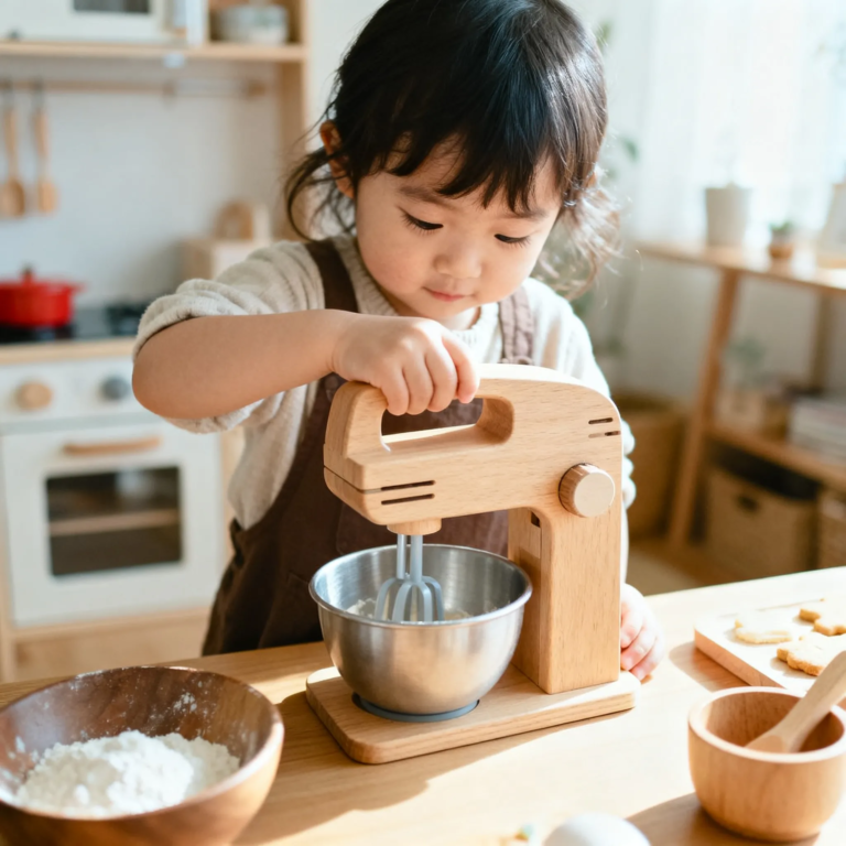 Wooden Toy Mixer A