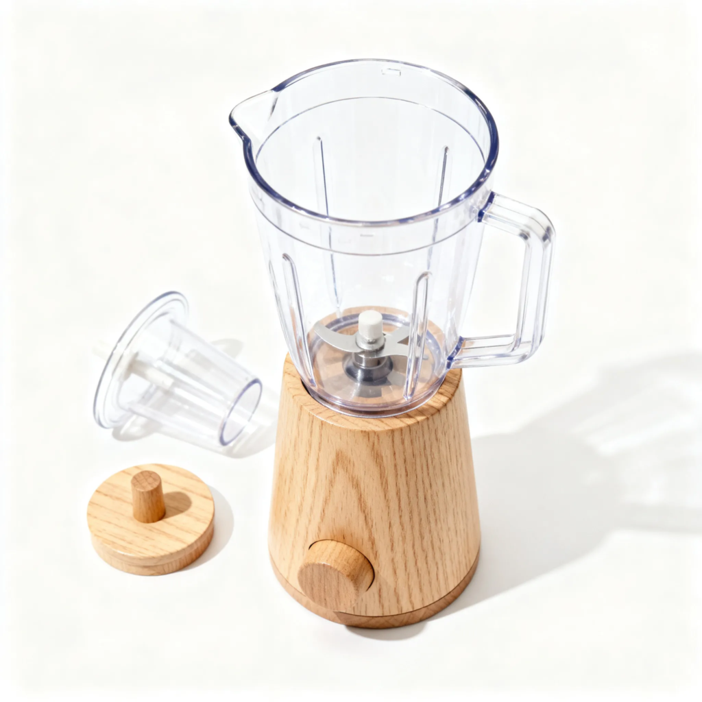 Wooden Toy Mixer E